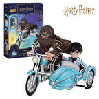 PUZZLE 3D HARRY POTTER MOTOCICLETA LUI HAGRID 197 PIESE - CUBIC FUN (CU540313)