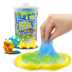 MAGIC SLIME XXL 600 ML MIX DE TREI CULORI CU FIGURINA CARE ABSOARBE SLIME-UL MODELE ASORTATE - CRAZE (CRZ54031)