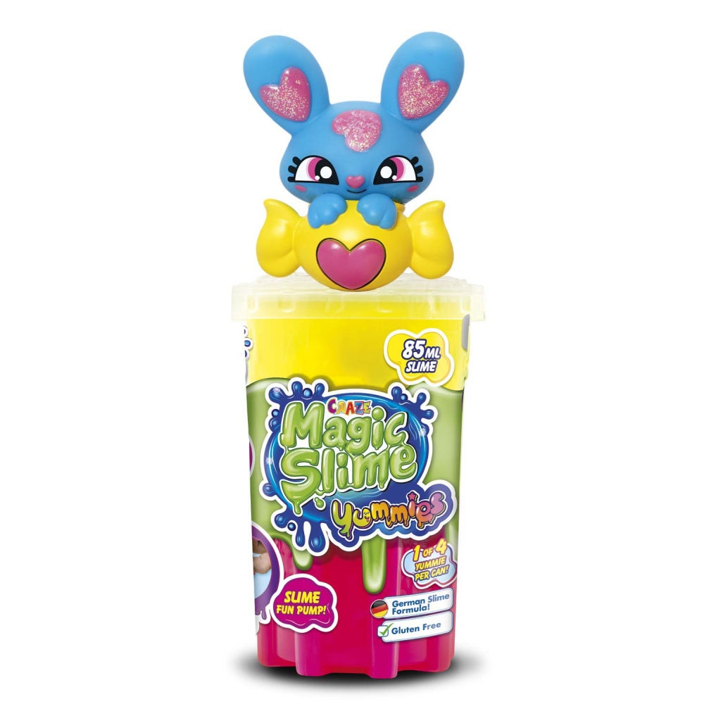 MAGIC SLIME 85 ML MIX DE DOUA CULORI CU FIGURINA CARE ABSOARBE SLIME-UL MODELE ASORTATE - CRAZE (CRZ54994)