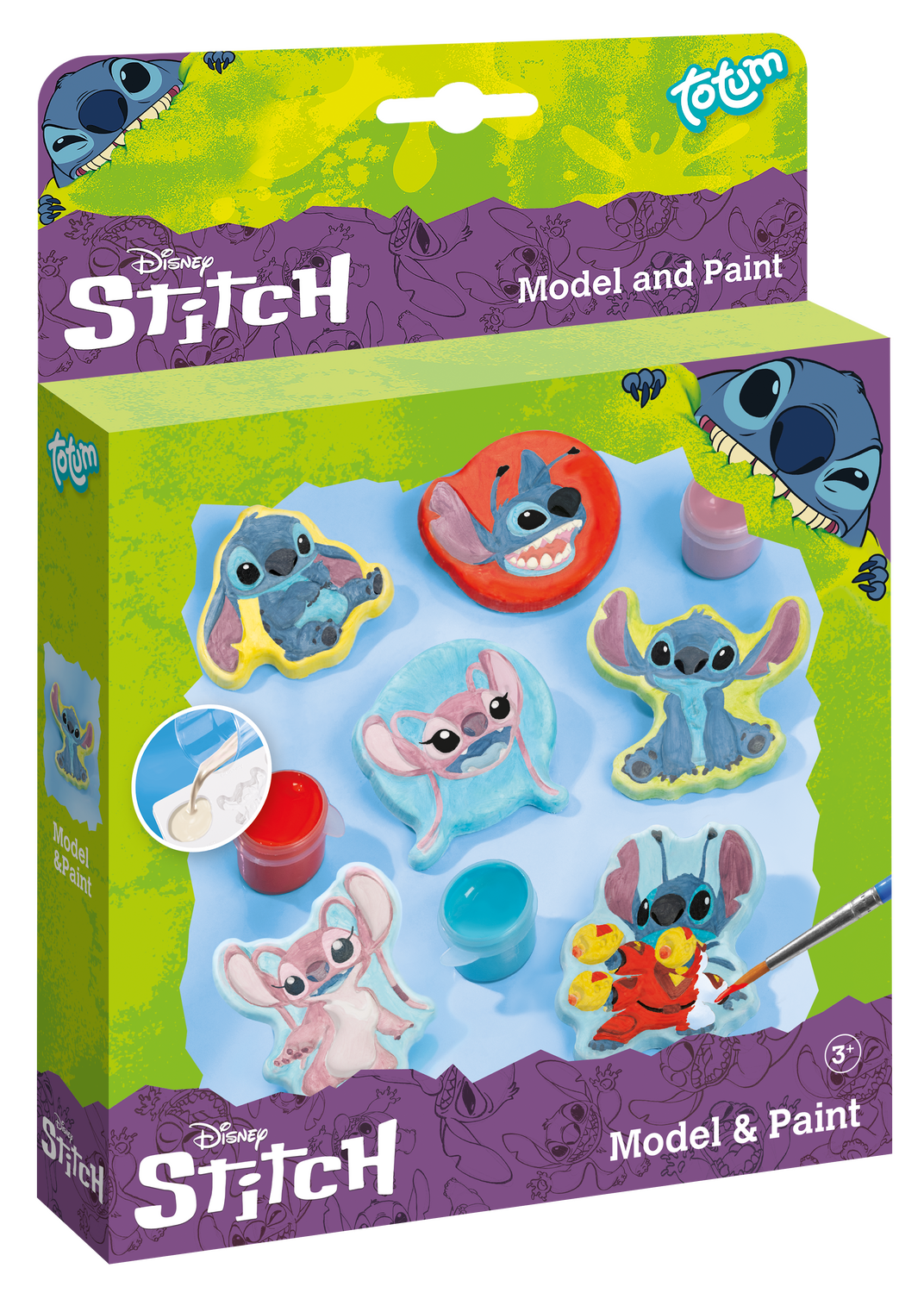 SET MODELEZ SI PICTEZ - STITCH & ANGEL - TOTUM (TT700185)