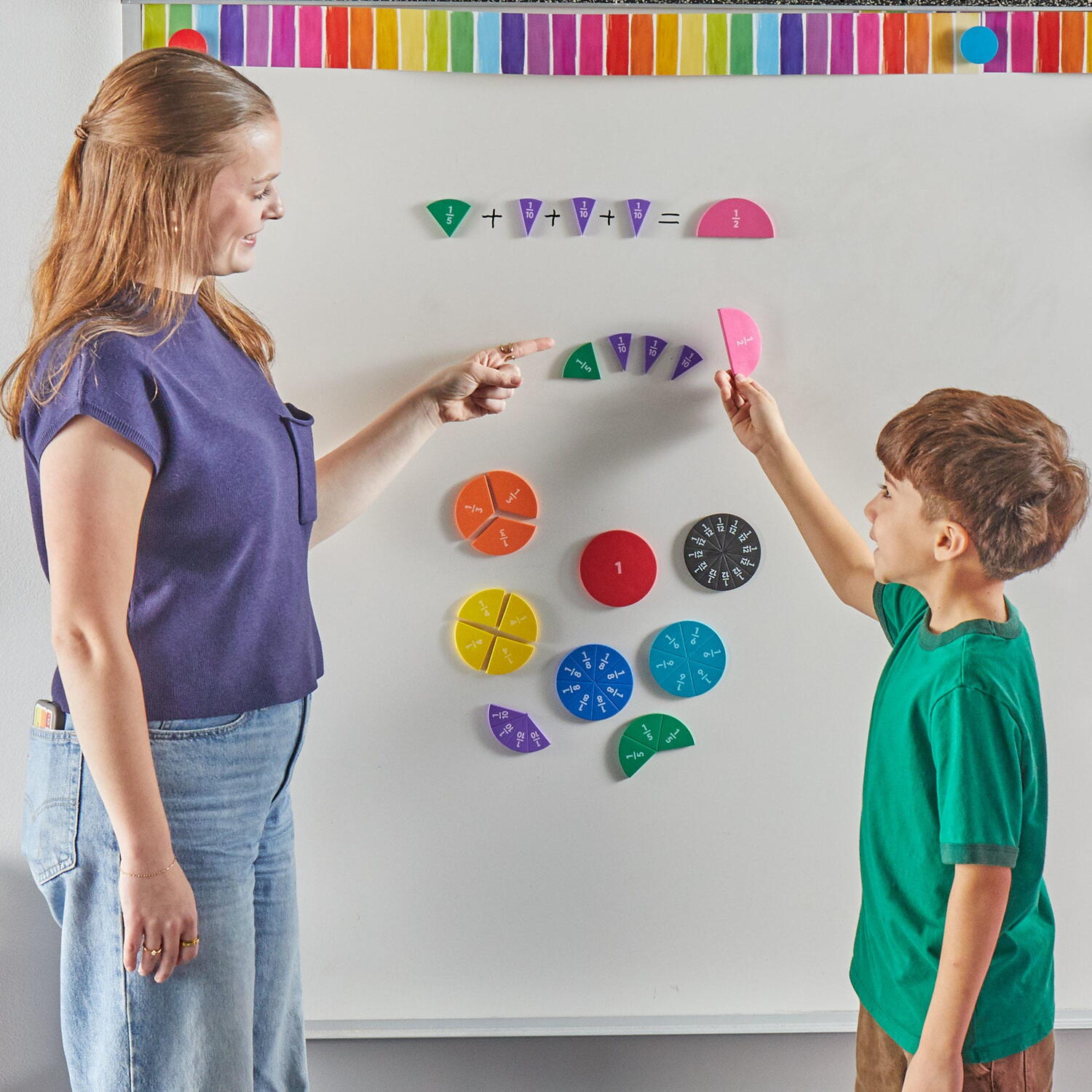 SET FRACTII MAGNETICE RAINBOW FRACTION® - HAND2MIND (97780)