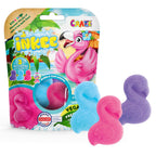 BOMBE DE BAIE INKEE 3 BUC ASORTATE IN FORMA DE FLAMINGO - CRAZE (CRZ55380)