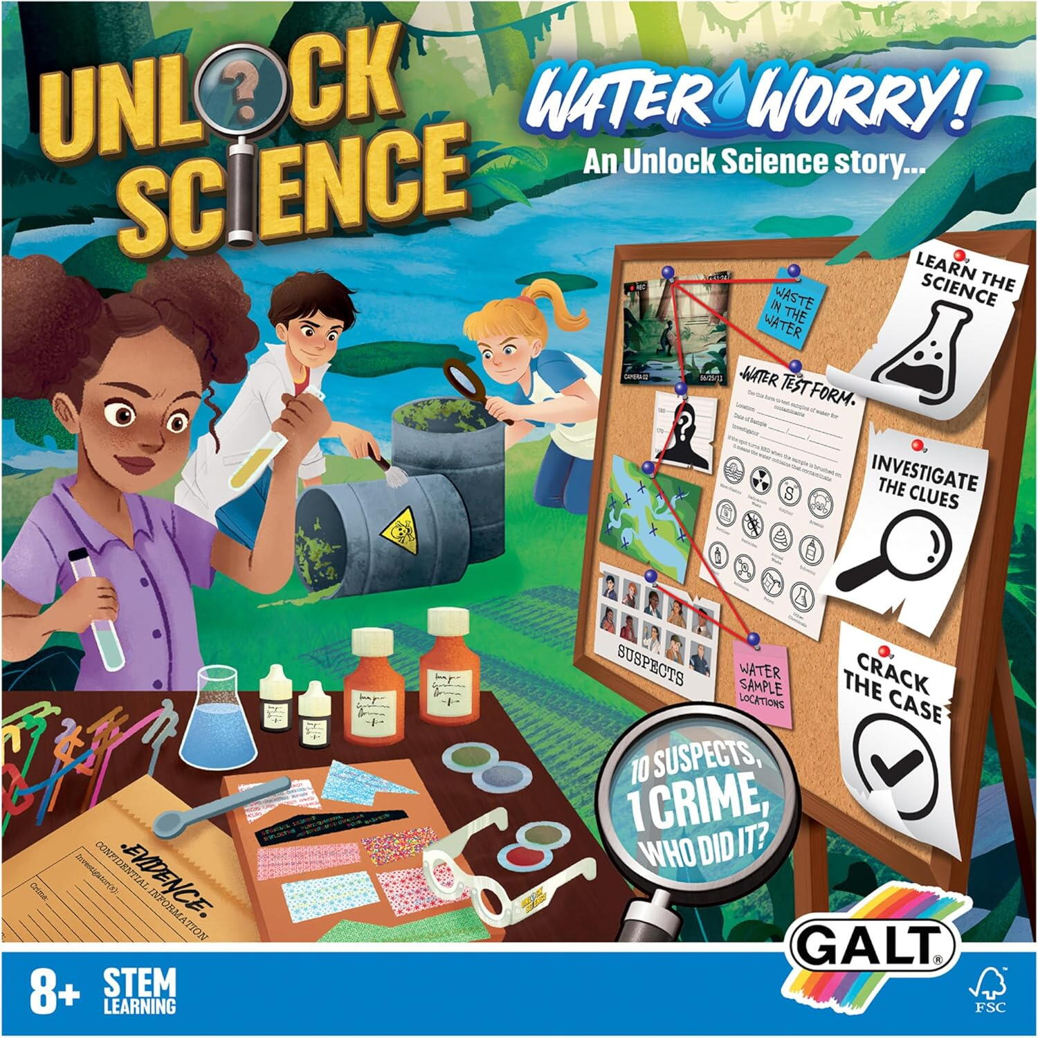 SET EXPERIMENTE UNLOCK SCIENCE: CINE POLUEAZA APA? - GALT (1150400311)