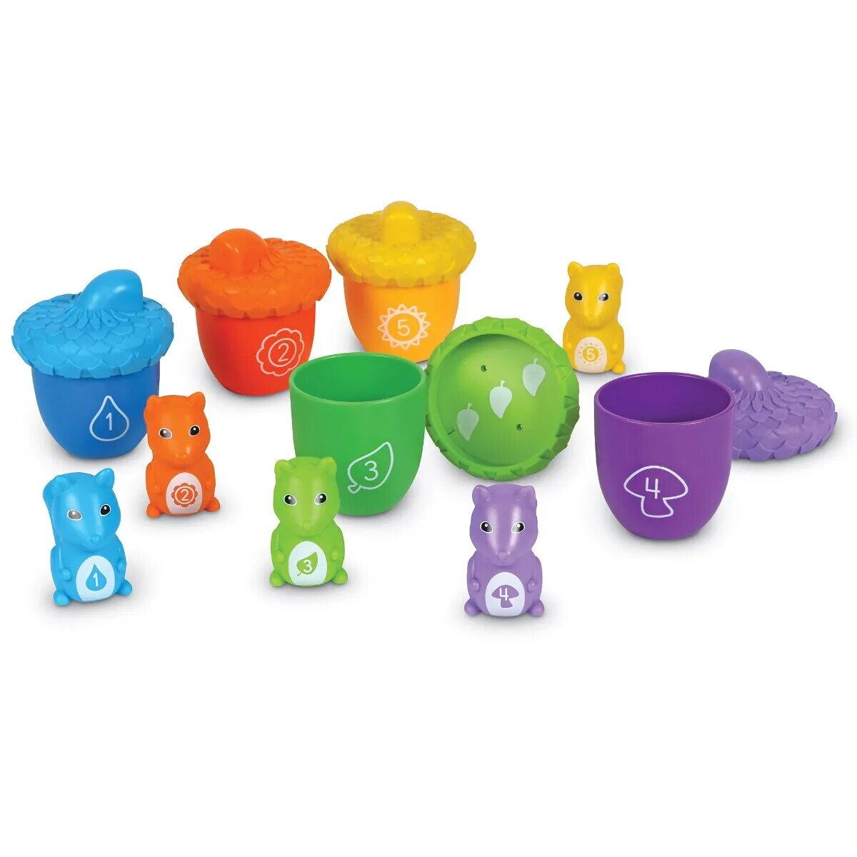 JOC DE SORTAT SI NUMARAT - VEVERITELE VESELE - LEARNING RESOURCES (LER6723)