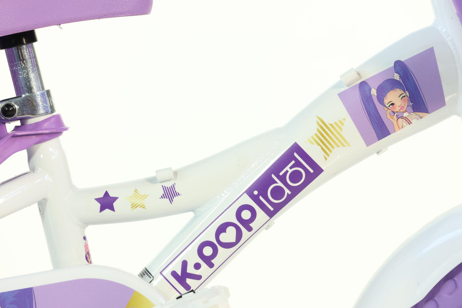 BICICLETA COPII 12'' K-POP - DINO BKES (612GL-KP)