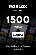 ROBLOX GIFT CARD 1500 ROBUX (ROBLOX) - PC - OFFICIAL WEBSITE - EN - WORLDWIDE