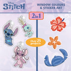ARTA PE GEAM - STITCH & ANGEL - LISCIANI (L118816)