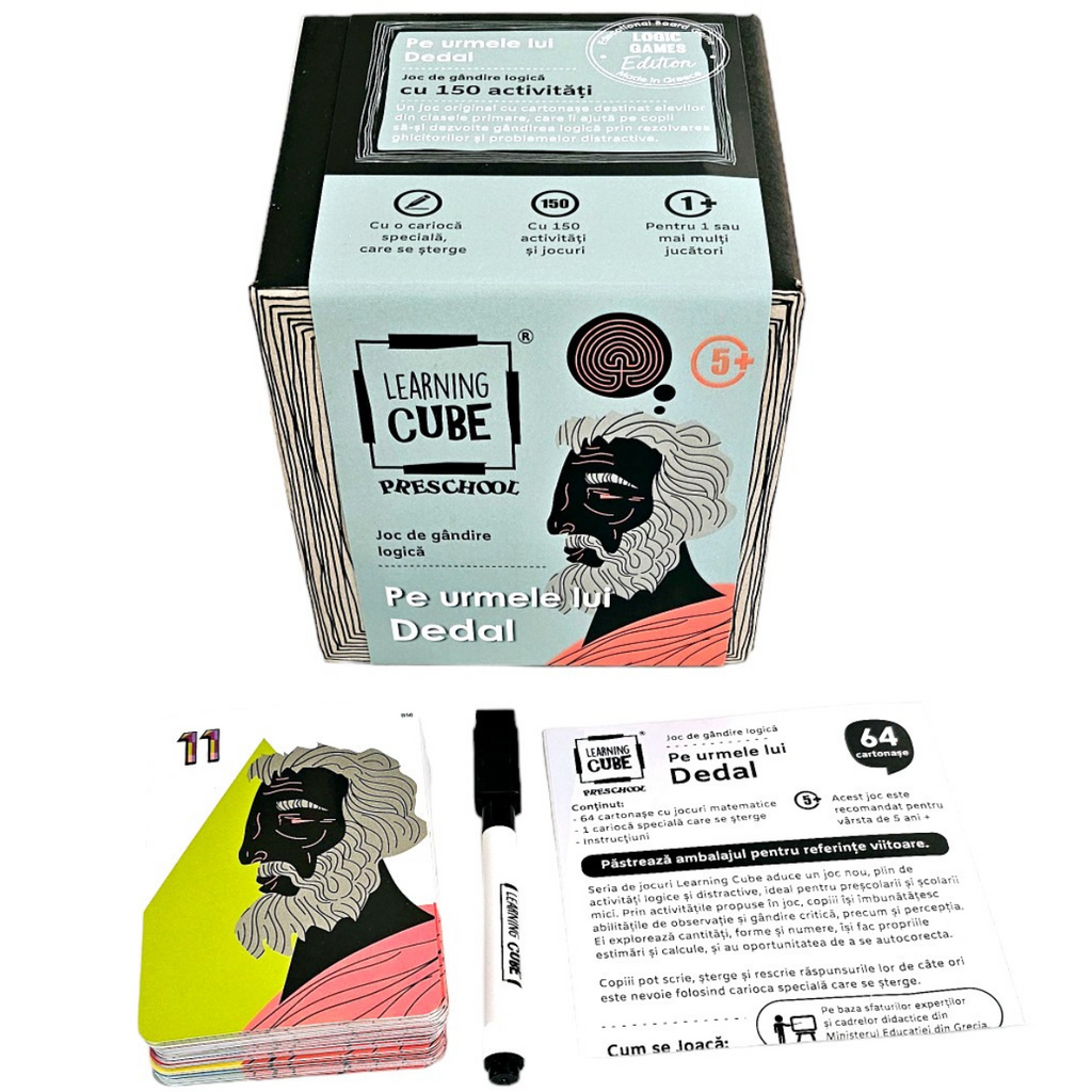 LEARNING CUBE® LOGIC GAME - FOLLOWING THE FOOTSTEPS OF DEDALUS - K-TOYZ (LC-034)