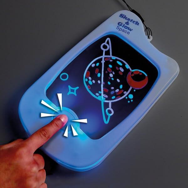 MINI TABLITA DESEN CU LED - SPATIUL COSMIC - BRAINSTORM (E2096)