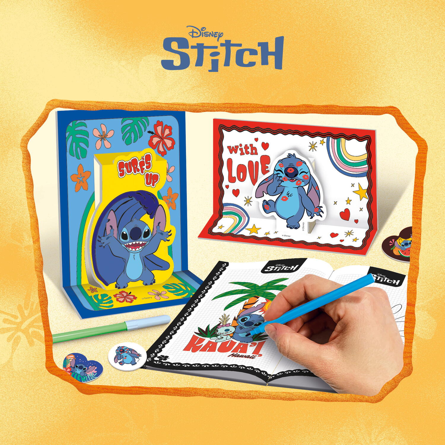 KIT DE CREATIE CU GHIOZDANEL - STITCH - LISCIANI (L110674)