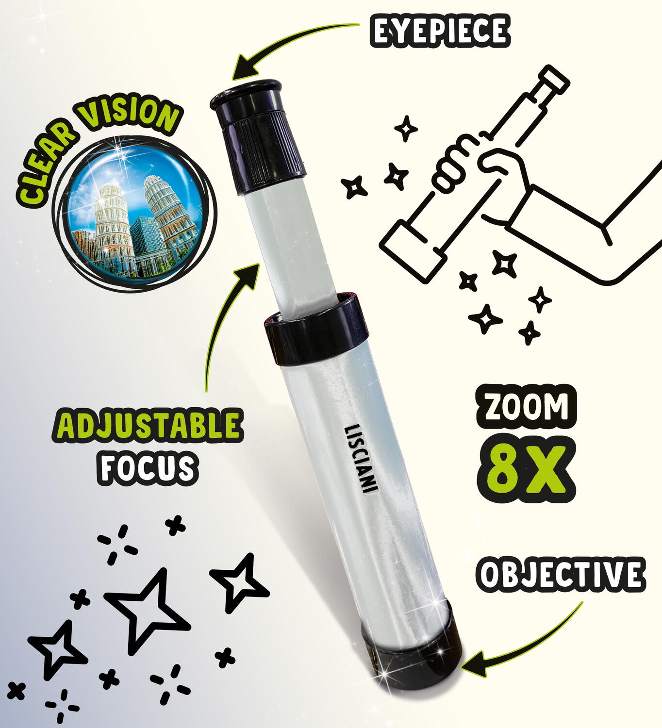 EXPERIMENTELE MICULUI GENIU - TELESCOP MINI - LISCIANI (L110285)