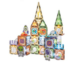 LABIRINTUL MEU MAGNETIC CU LUMINI - IN SPATIU 100 PIESE (7.5 CM) - BUFNITEL (CH1179)