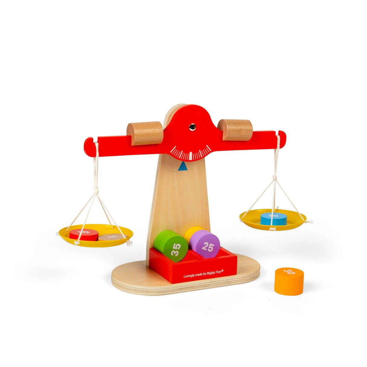 PRIMA MEA BALANTA DIN LEMN - BIGJIGS TOYS (36033)