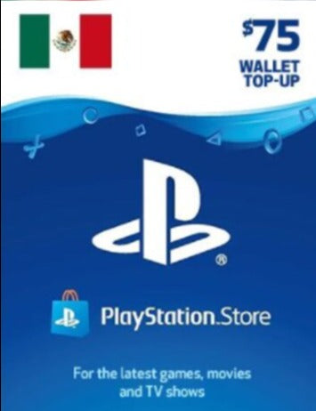 PLAYSTATION NETWORK GIFT CARD 75 USD (MX) - PSN - MULTILANGUAGE - WORLDWIDE - Libelula Vesela - Gift Cards