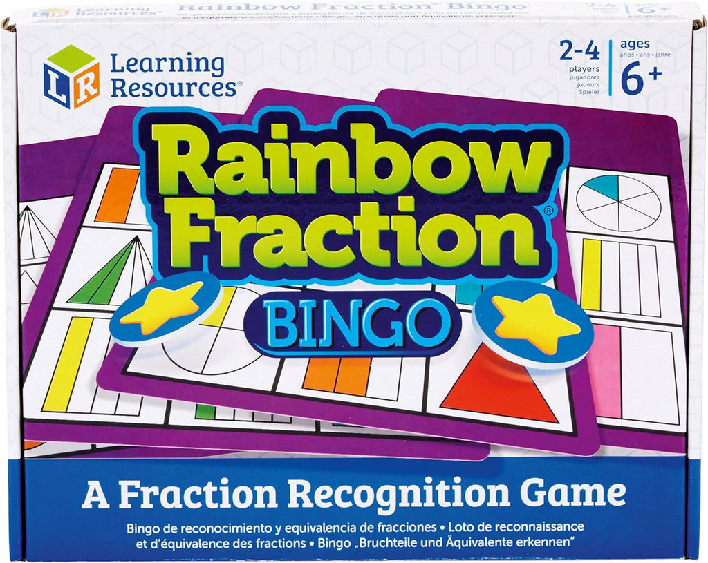 JOC BINGO - CURCUBEUL FRACTIILOR - LEARNING RESOURCES (LSP0620-UK) - Libelula Vesela - Jucarii