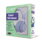 RASPUNDEL ISTETEL, CASTI WIRELESS, ALBASTRU - ALBI (60378)