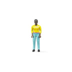FEMALE FIGURINE WITH TURQUOISE PANTS - BRUDER (BR60404)