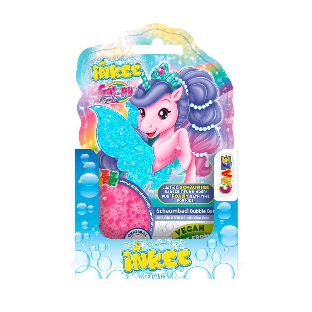 LICHID DE BAIE SPUMANT INKEE UNICORN GALUPY CU DIVERSE AROME - CRAZE (CRZ60667)