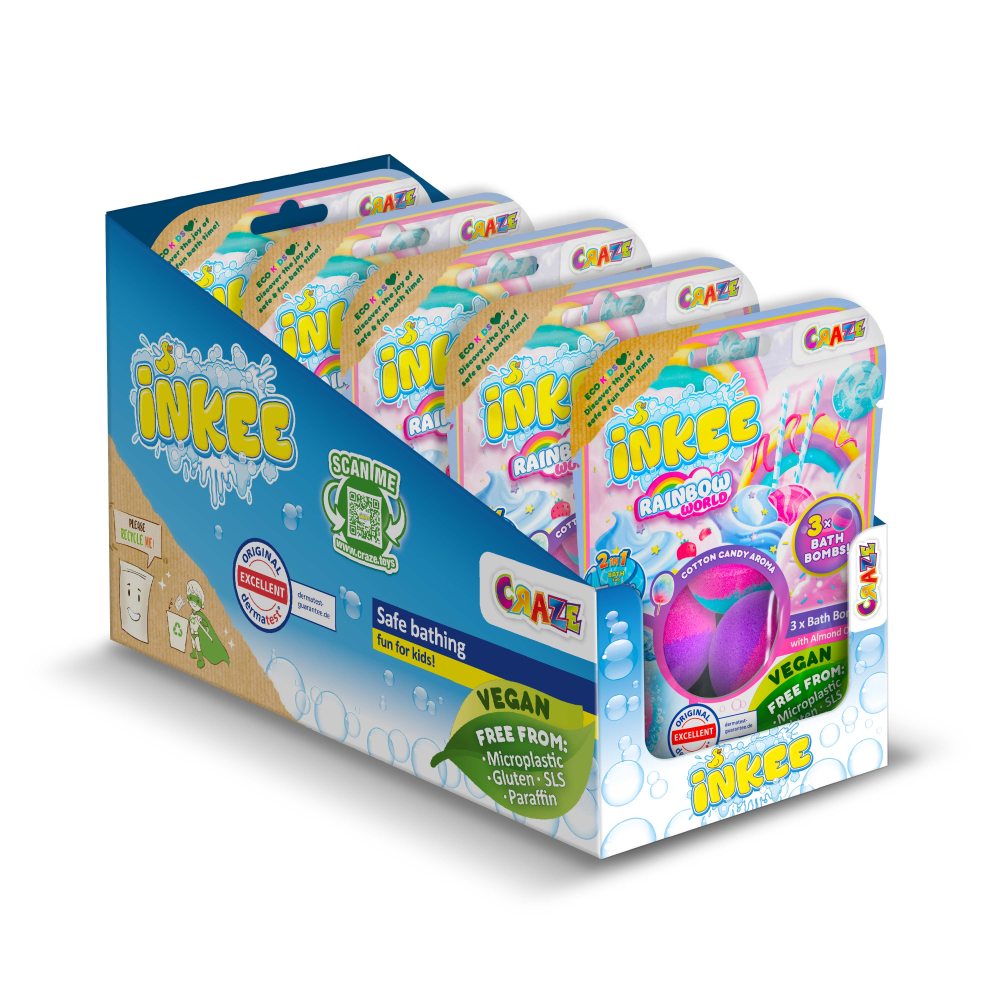 BILE DE BAIE INKEE 3 BUC CURCUBEU PARFUMAT - CRAZE (CRZ60698)