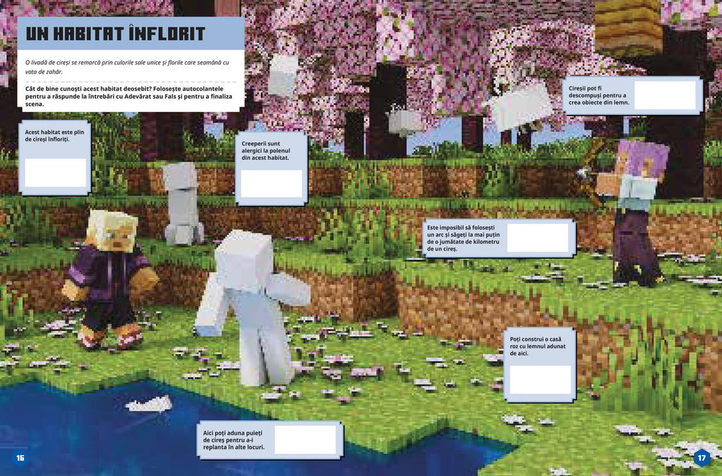 MINECRAFT. CREEAZA-TI PROPRIILE PERSONAJE - CARTE CU AUTOCOLANTE - DPH (978-606-048-813-2)