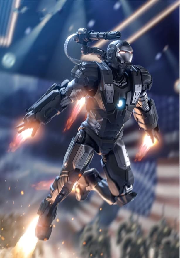 IRON MAN - WAR MACHINE - MARK I - FIGURINA ARTICULATA DE COLECTIE