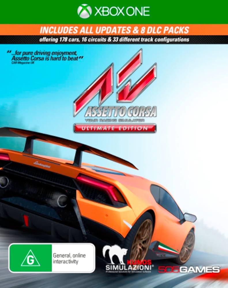 ASSETTO CORSA: ULTIMATE EDITION - XBOX ONE - XBOX LIVE - MULTILANGUAGE - WORLDWIDE