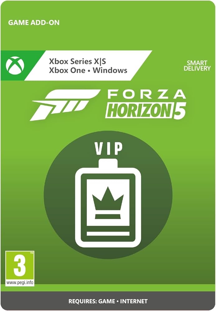 FORZA HORIZON 5 VIP MEMBERSHIP - XBOX SERIES X|S, WINDOWS 10 - XBOX LIVE - MULTILANGUAGE - WORLDWIDE