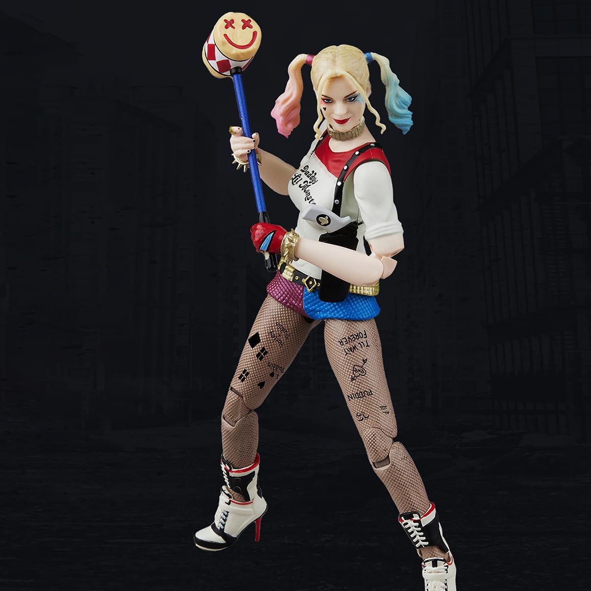 HARLEY QUINN - FONDJOY JUSTICE LEAGUE FIGURINE COLECTIBILE