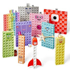 MATHLINK®CUBES NUMBERBLOCKS SET ACTIVITATI - EROII CU ZERO - HAND2MIND (HM96930-UK)