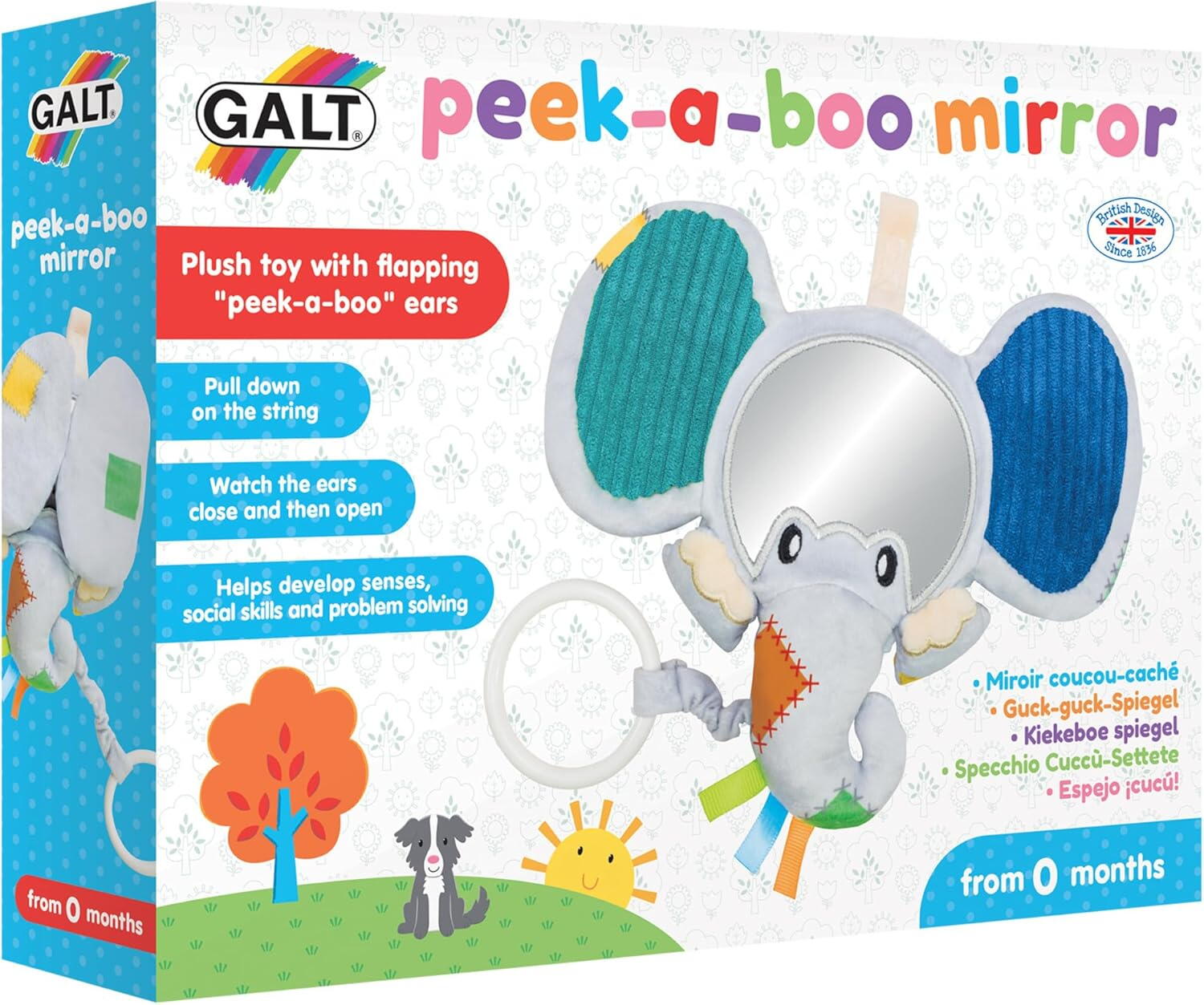OGLINDA PENTRU BEBELUSI -  PEEKABOO - GALT (1150400314)
