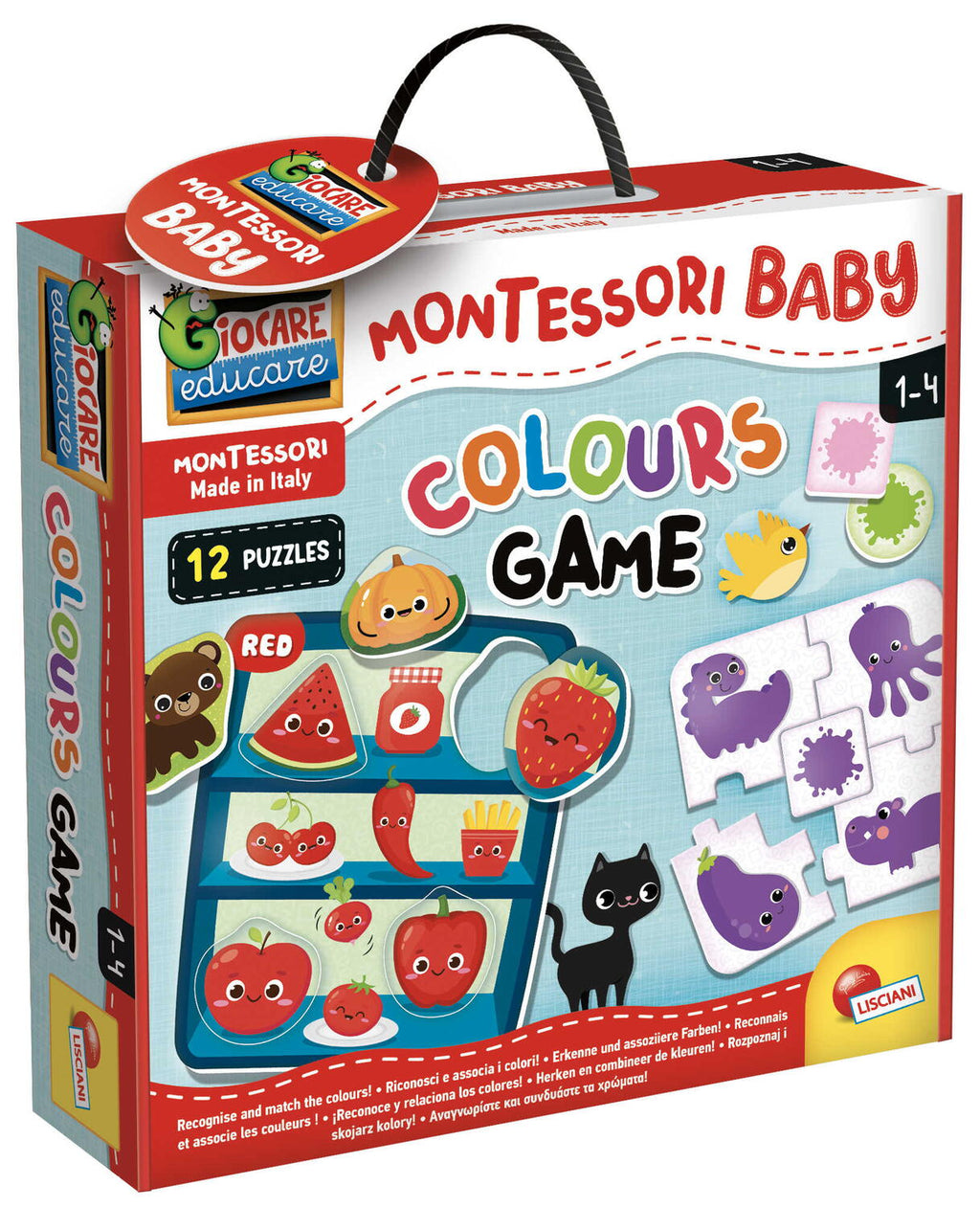MONTESSORI GAME - DISCOVER COLORS - LISCIANI (L105991)