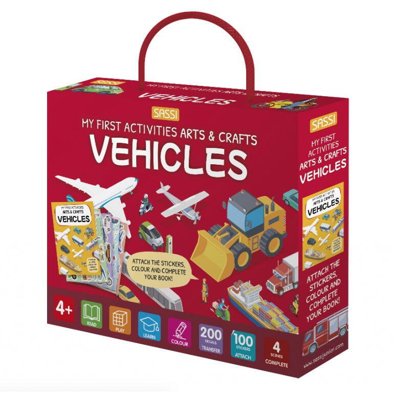 PRIMUL SET DE ARTA & LUCRU MANUAL - VEHICULE - SASSI (978-88-303-1164-0)