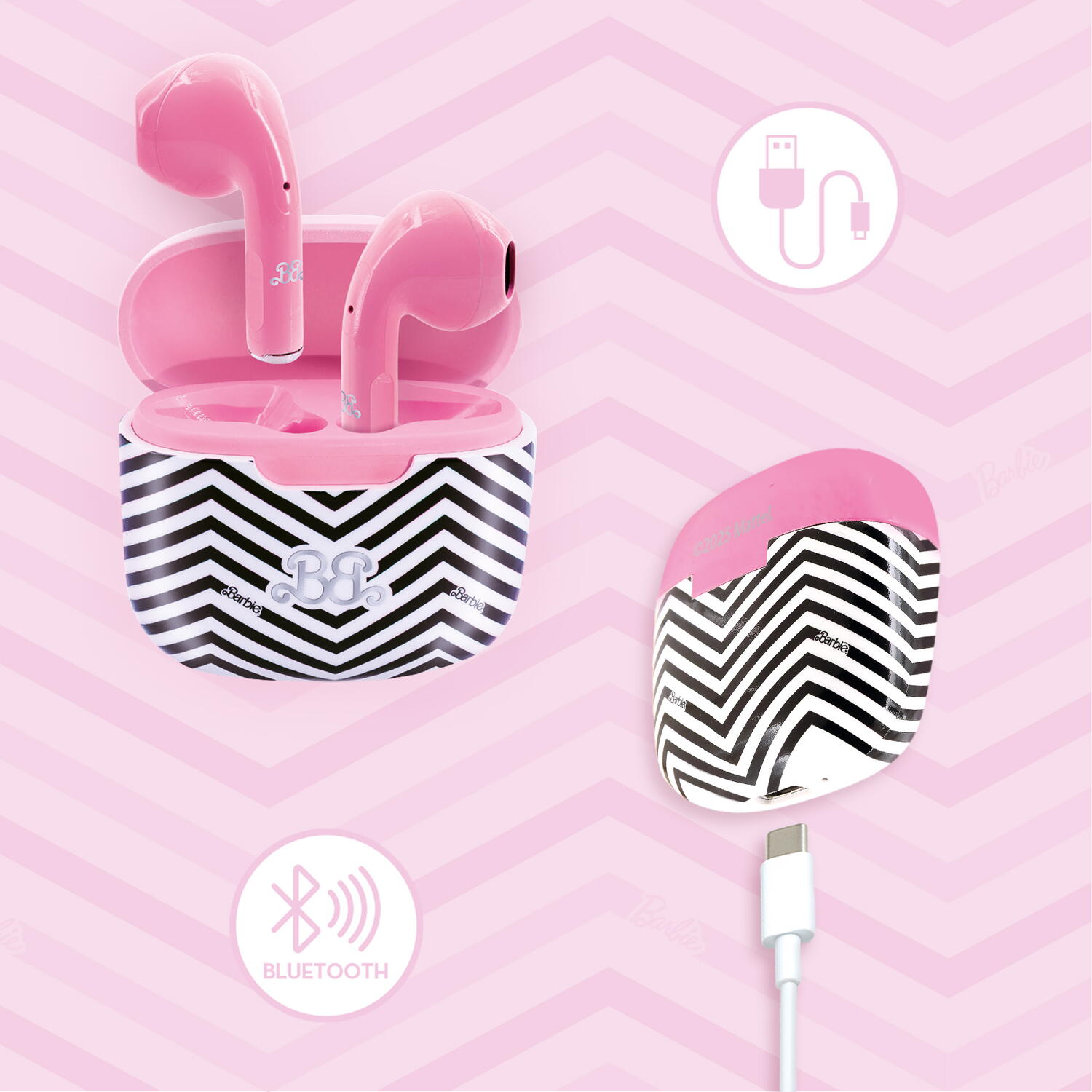 CASTI WIRELESS - BARBIE - LISCIANI (L113613)