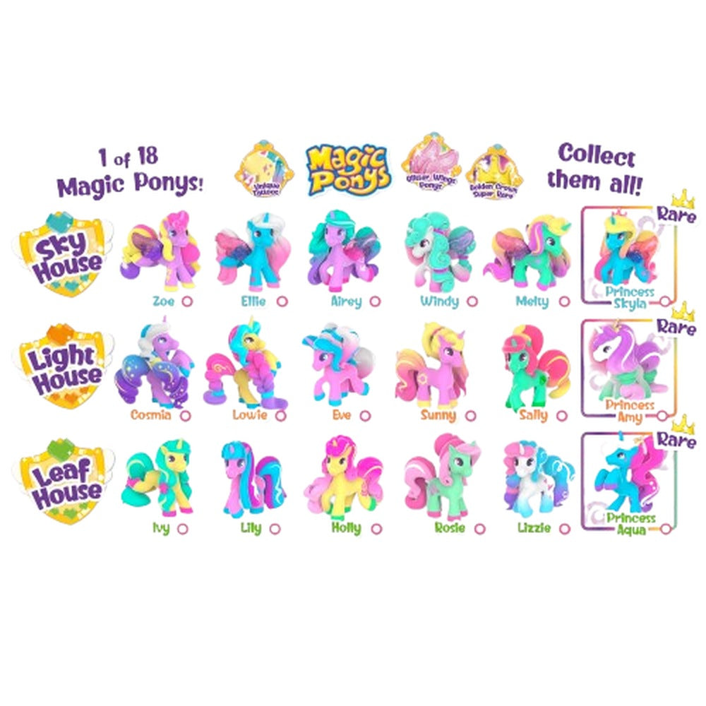 FIGURINA DE COLECTIONAT PONEI CU ARIPI SCLIPITOARE SI TATUAJE UNICE - CRAZE (CRZ66218)