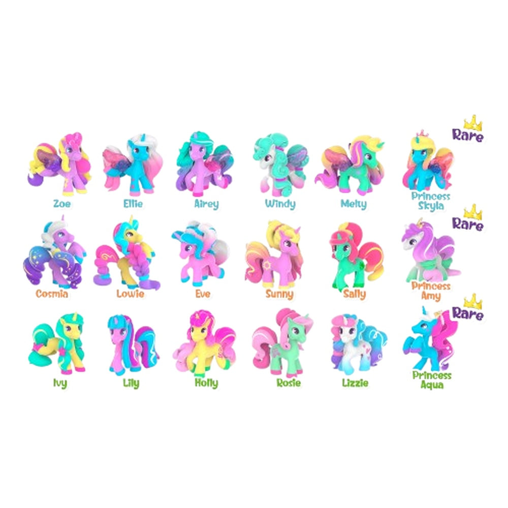 FIGURINA DE COLECTIONAT PONEI CU ARIPI SCLIPITOARE SI TATUAJE UNICE - CRAZE (CRZ66218)