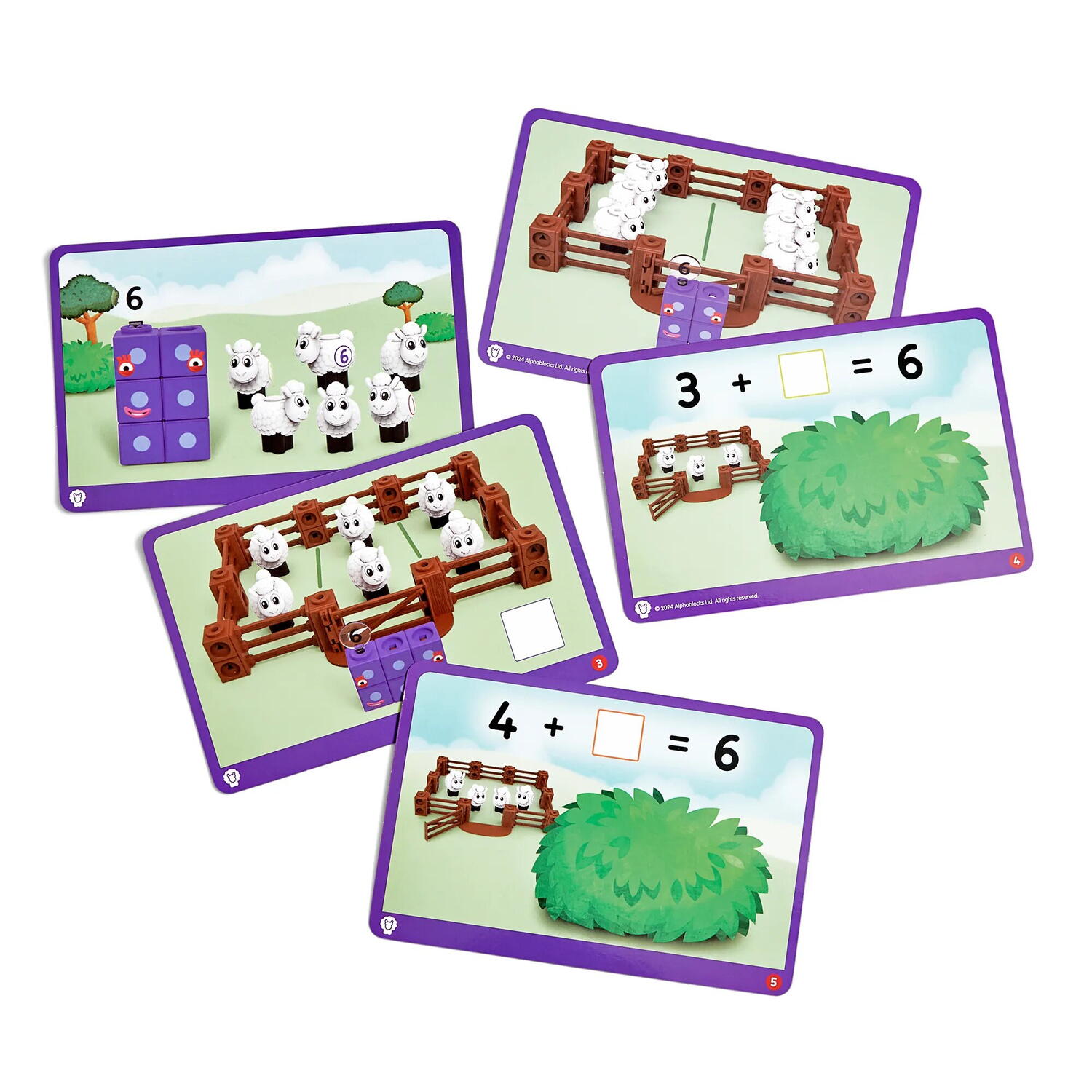 MATHLINK®CUBES NUMBERBLOCKS - FERMA OITELOR - HAND2MIND (BJ297) - Libelula Vesela - Jucarii