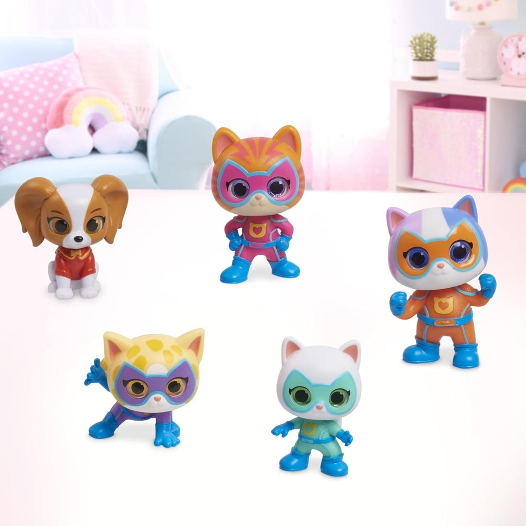 SUPERKITTIES - SET DE JOACA CU 5 FIGURINE - JUST PLAY (67001)