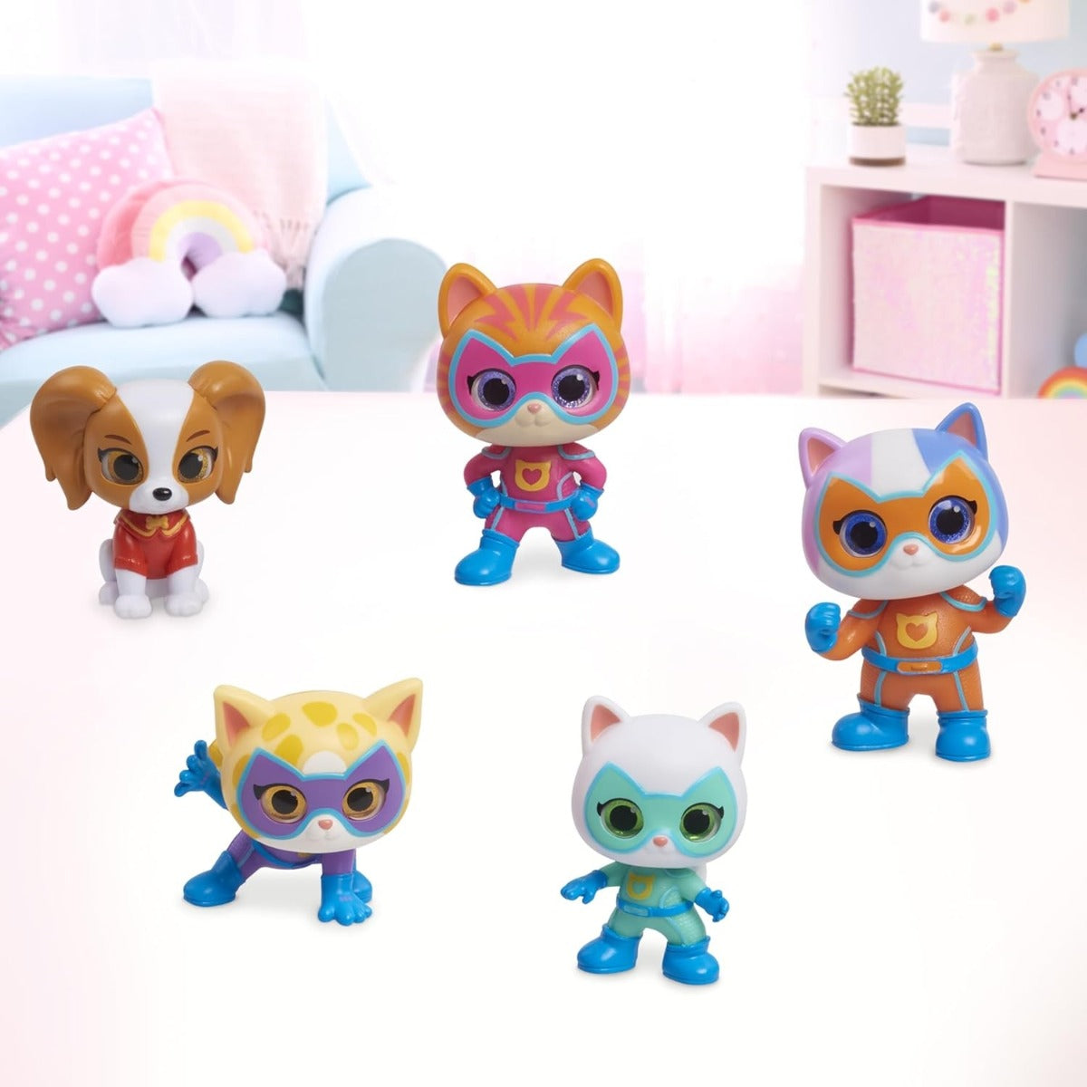 SUPERKITTIES - SET DE JOACA CU 5 FIGURINE - JUST PLAY (67001)