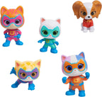 SUPERKITTIES - SET DE JOACA CU 5 FIGURINE - JUST PLAY (67001)