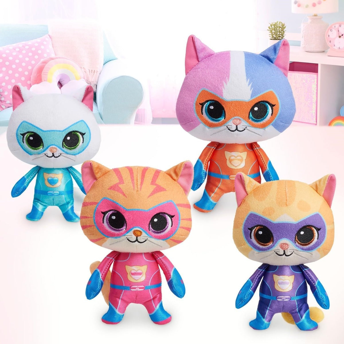 SUPERKITTIES - JUCARIE DE PLUS 20 CM, DIVERSE PERSONAJE (67005)