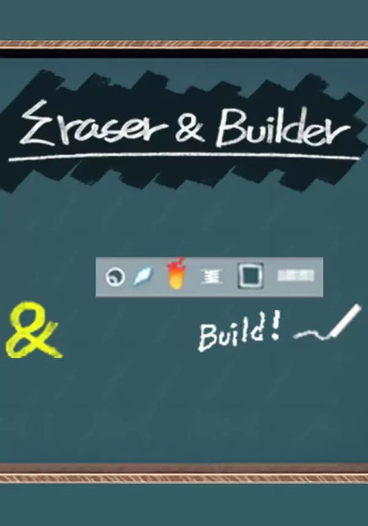 ERASER & BUILDER - PC - STEAM - MULTILANGUAGE - WORLDWIDE - Libelula Vesela - Jocuri Video