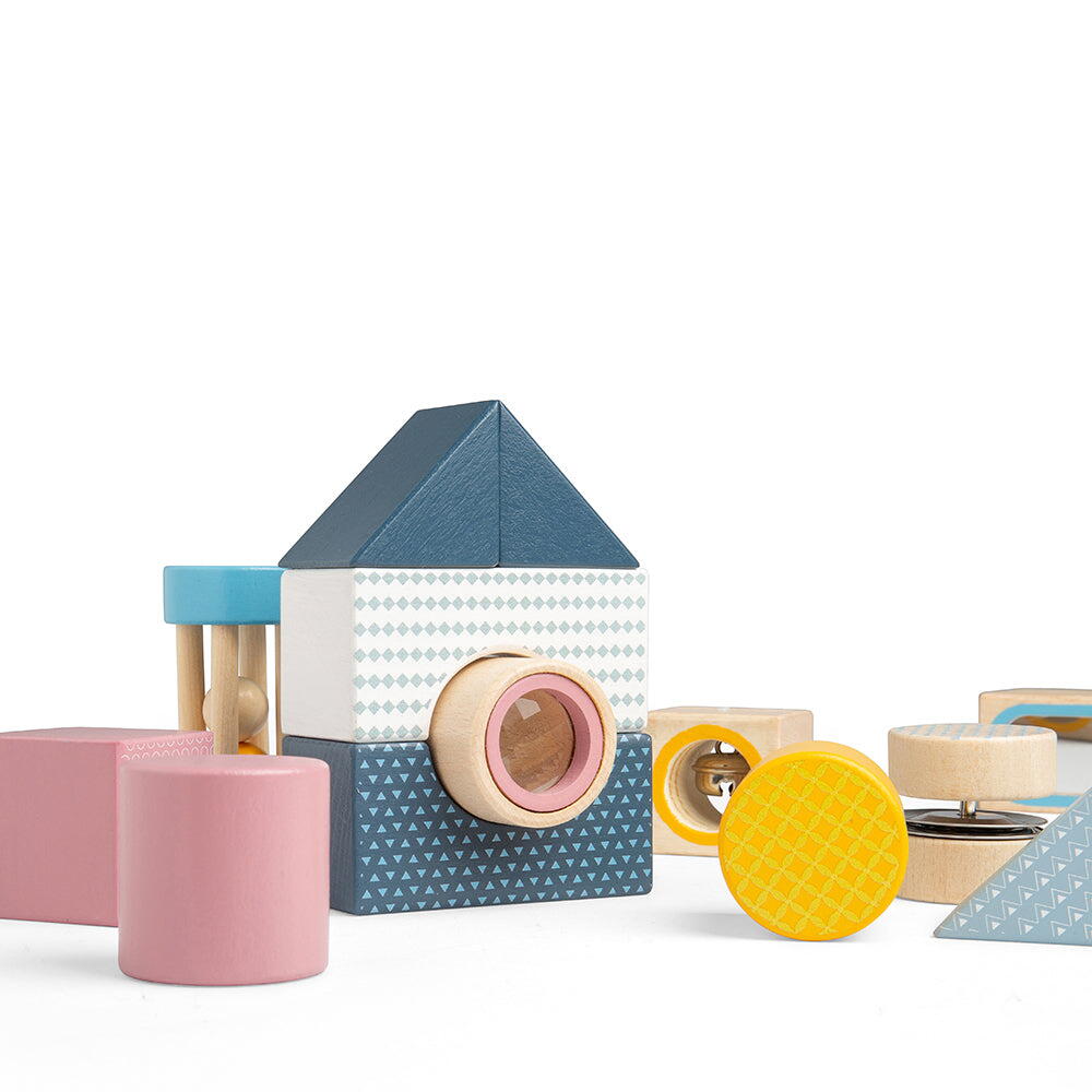 JOC EXPLORARE SENZORIALA - 14 PIESE - BIGJIGS TOYS (36054)