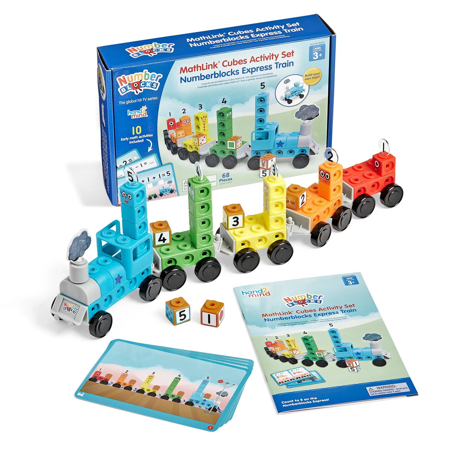 MATHLINK®CUBES NUMBERBLOCKS - TRENULET EXPRESS - HAND2MIND (HM96094-UK)