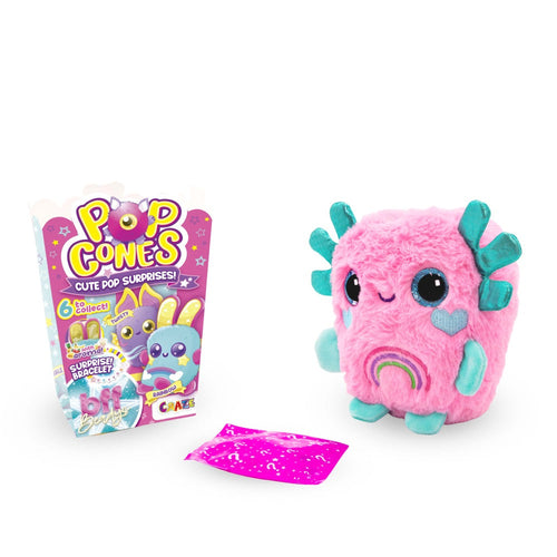 JUCARIE DE COLECTIE POP CONES ANIMALUTE DIN PLUS 15 CM CU SURPRIZA IN CUTIA DE POPCORN DIVERSE MODELE - CRAZE (CRZ68892)