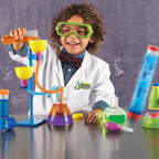 SET DE STIINTA PRIMAR DELUXE CU MICROSCOP - LEARNING RESOURCES (LSP0826-UK)