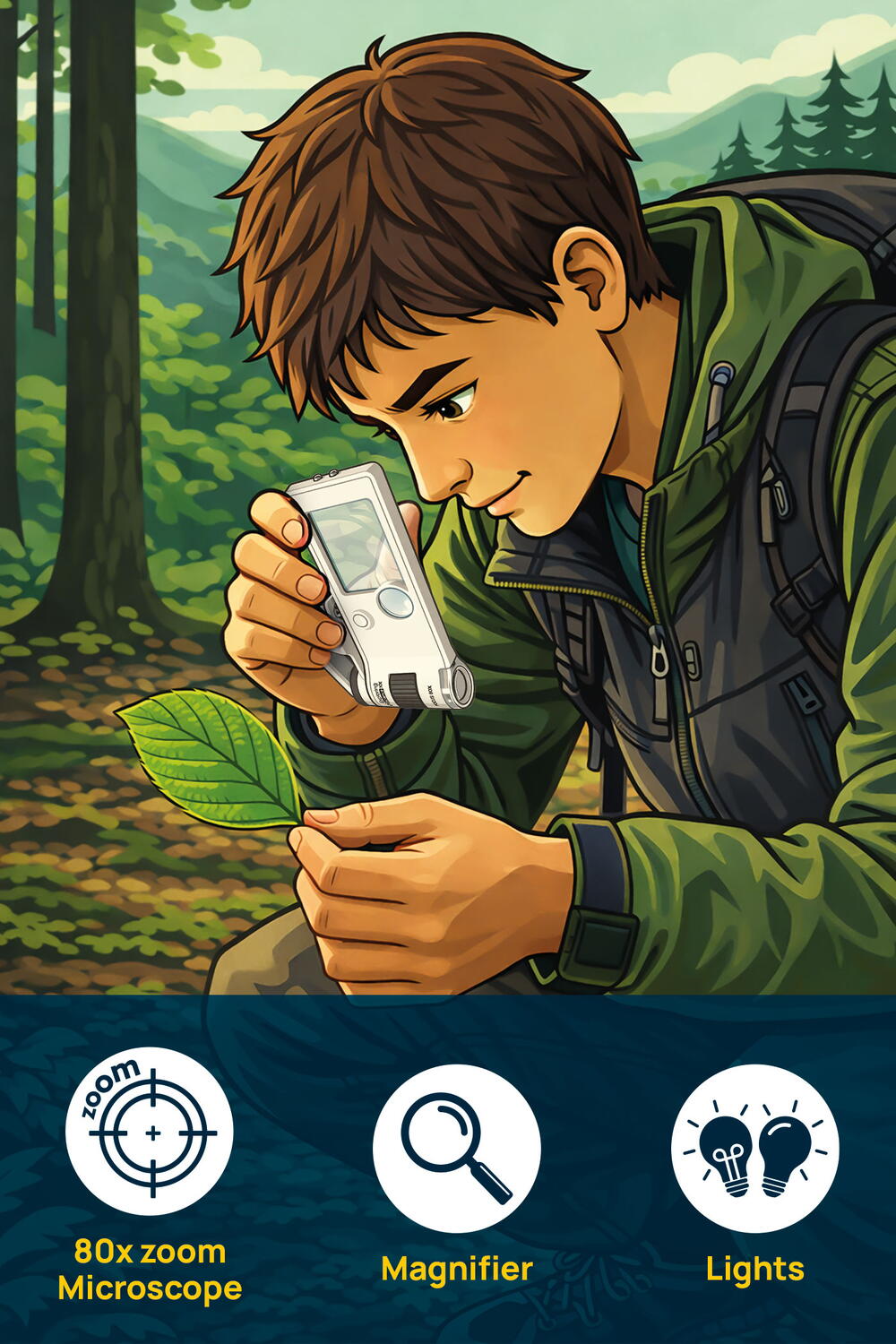 MICUL GENIU EXPLORATOR - MICROSCOP PORTABIL MULTIFUNCTIONAL - LISCIANI (L120178)