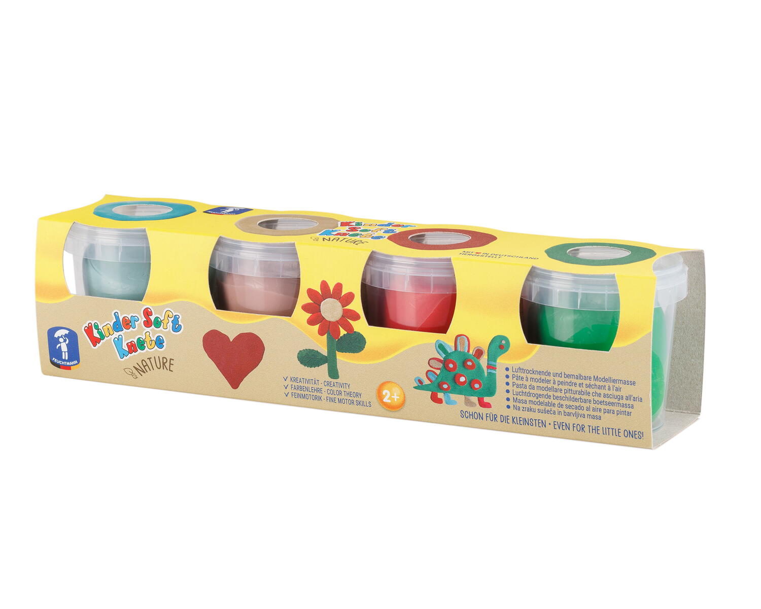 PLASTILINA NON-TOXICA KINDER - NATUR - FEUCHTMANN (6280518)