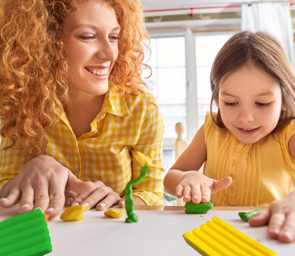 SET BATOANE PLASTILINA - 10 CULORI - FEUCHTMANN (6280111)