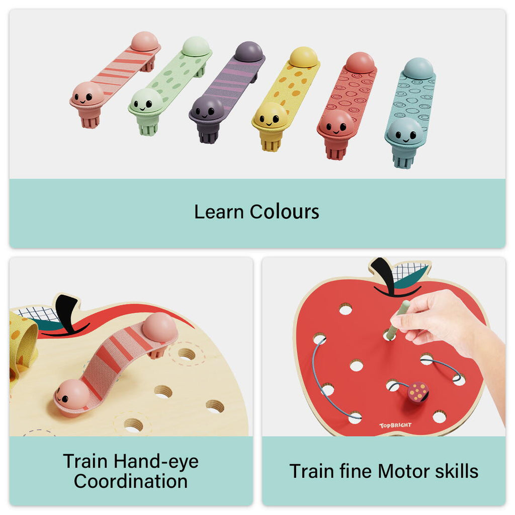 SKILL GAME - APPLE WITH WORM - TOPBRIGHT (1211232023de0001)