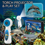 SET PROIECTOR TIP LANTERNA & 3 FIGURINE - ANIMALUTE MARINE - AMBO FUNTAMIN (AF6305SW)